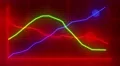 Graph line graph points neon business finance chart data figures statistics 4k 4k or 4k+ Resolution