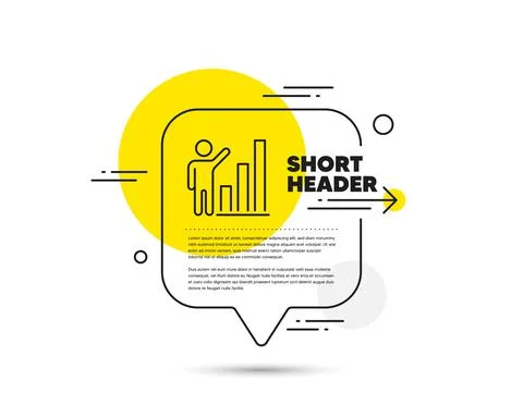 Graph line icon. Column chart sign. Vector Illustrazione stock