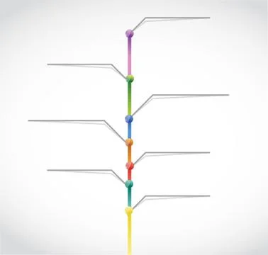 Graph line illustration design 库存插图