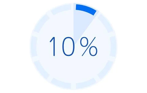 Graph with memory gauge, blue Stock-Illustration
