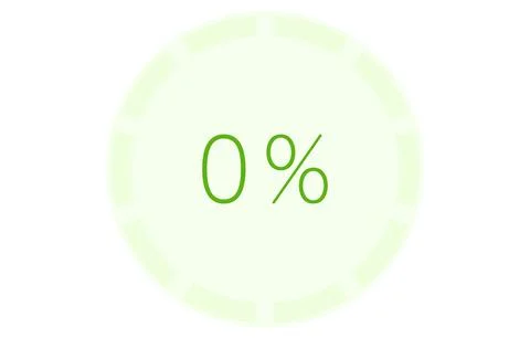 Graph with memory gauge, green Stock Illustration