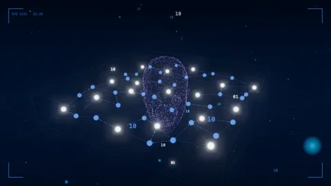 Graph neural network mesh topology Video stock 340021617