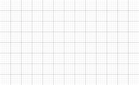 Graph paper background. Clean grid lines on white surface. Lined paper sheet Stock Illustration