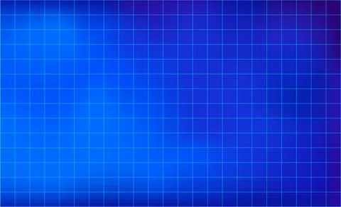 Graph paper grid lines blue color background Stock Illustration