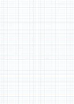 Graph paper grid lines portrait Stock Illustration