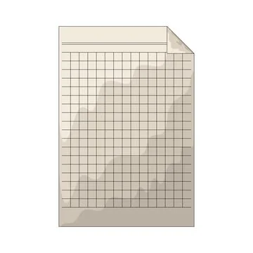 Graph paper illustration Stock Illustration