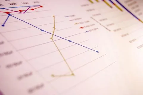 Graph paper Stock Photos