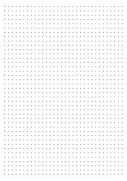 Graph paper. Printable dotted grid paper on white background. Geometric abstract Stock Illustration