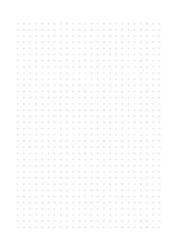 Graph paper. Printable dotted grid paper on white background. Geometric abstract Stock Illustration