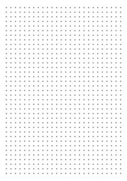 Graph paper. Printable dotted grid paper on white background. Geometric abstract Stock Illustration