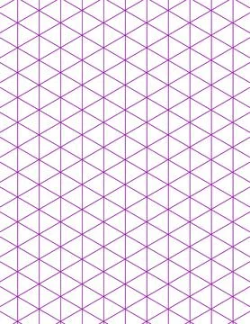 Graph paper. Printable isometric color grid paper with color lines. Geometric Illustrazione stock