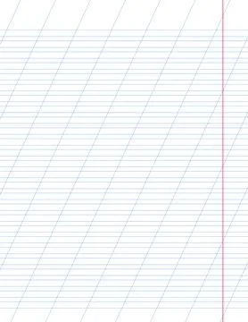 Graph paper. Printable lined grid paper with color horisontal, diagonal lines Stock Illustration