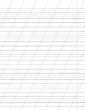 Graph paper. Printable lined grid paper with color horisontal, diagonal lines Stock Illustration