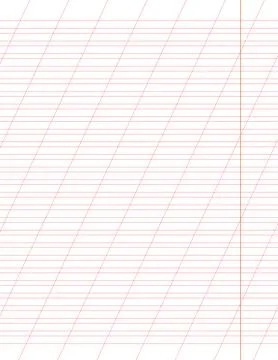 Graph paper. Printable lined grid paper with color horisontal, diagonal lines Stock Illustration