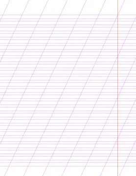 Graph paper. Printable lined grid paper with color horisontal, diagonal lines Stock Illustration