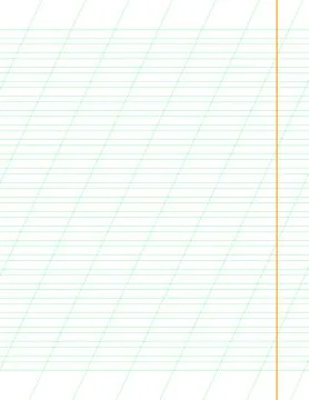 Graph paper. Printable lined grid paper with color horisontal, diagonal lines Stock Illustration