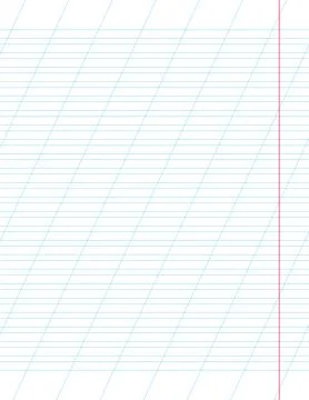 Graph paper. Printable lined grid paper with color horisontal, diagonal lines Stock Illustration