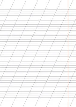 Graph paper. Printable lined grid paper with color horisontal, diagonal lines Stock Illustration