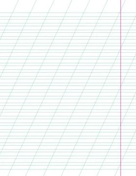 Graph paper. Printable lined grid paper with color horisontal, diagonal lines Stock Illustration