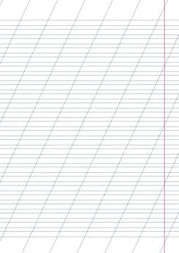 Graph paper. Printable lined grid paper with color horisontal, diagonal lines Stock Illustration