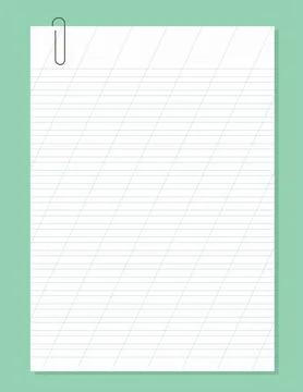 Graph paper. Printable lined grid paper with color horisontal, diagonal lines Stock Illustration