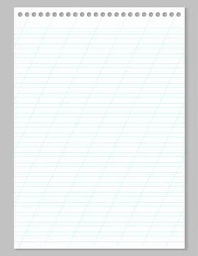 Graph paper. Printable lined grid paper with color horisontal, diagonal lines Stock Illustration