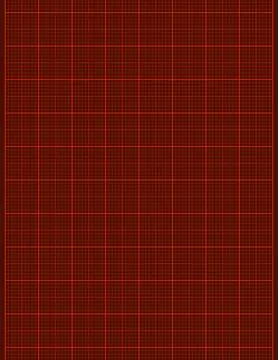 Graph paper. Printable millimeter grid paper with color lines. Geometric pattern Illustrazione stock