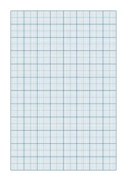 Graph paper. Printable millimeter grid paper with color lines. Geometric pattern Stock Illustration