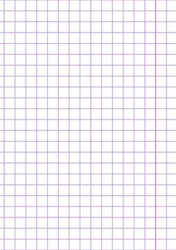 Graph paper. Printable squared grid paper with color horizontal lines. Geometric Illustrazione stock