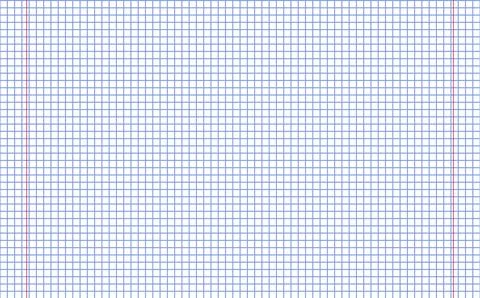 Graph paper. Printable squared grid paper with color horizontal lines. Geometric Illustrazione stock