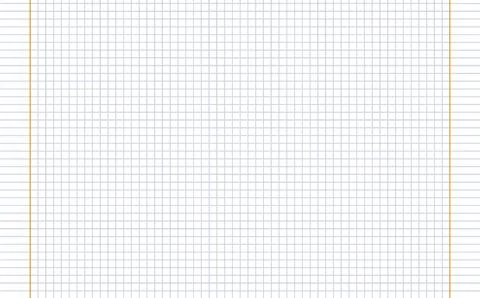 Graph paper. Printable squared grid paper with color horizontal lines. Geometric Illustrazione stock