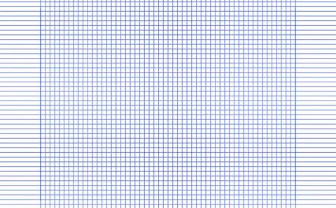 Graph paper. Printable squared grid paper with color horizontal lines. Geometric Stock Illustration