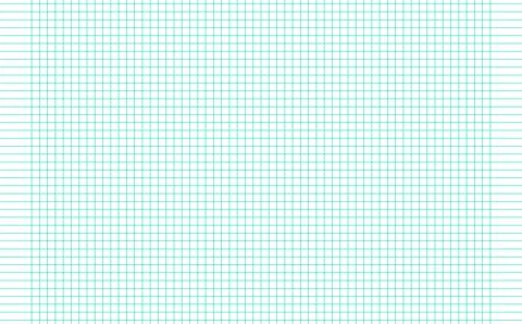 Graph paper. Printable squared grid paper with color horizontal lines. Geometric Stock Illustration