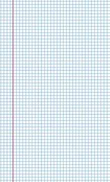 Graph paper. Printable squared grid paper with color horizontal lines. Geometric Illustrazione stock
