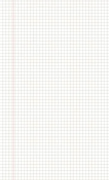 Graph paper. Printable squared grid paper with color horizontal lines. Geometric Illustrazione stock