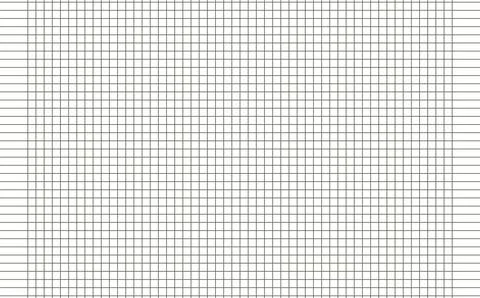 Graph paper. Printable squared grid paper with color horizontal lines. Geometric Stock Illustration
