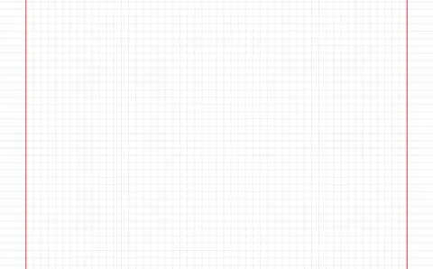 Graph paper. Printable squared grid paper with color horizontal lines. Geometric Illustrazione stock