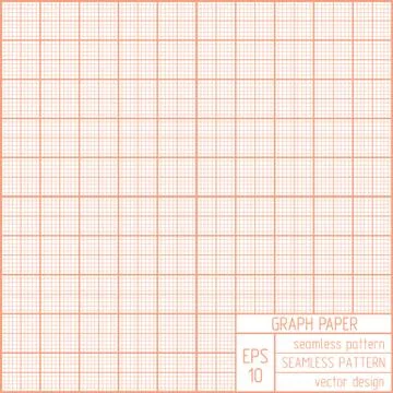 Graph paper seamless pattern Stock Illustration