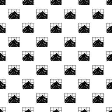 Graph pattern repeat vector Stock Illustration