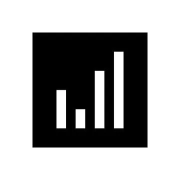 Graph pixel perfect icon Stock Illustration