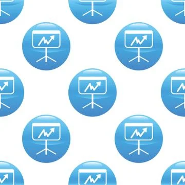 Graph presentation sign pattern 스톡 일러스트