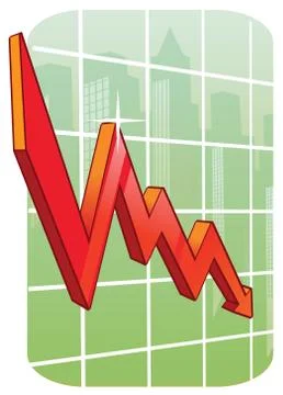 Graph sheet Illustrazione stock