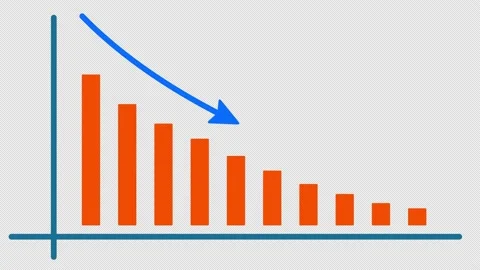 decreasing trend graph