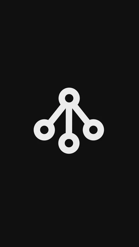 Graph structure icon outline simple animation. Stock Footage 297157633