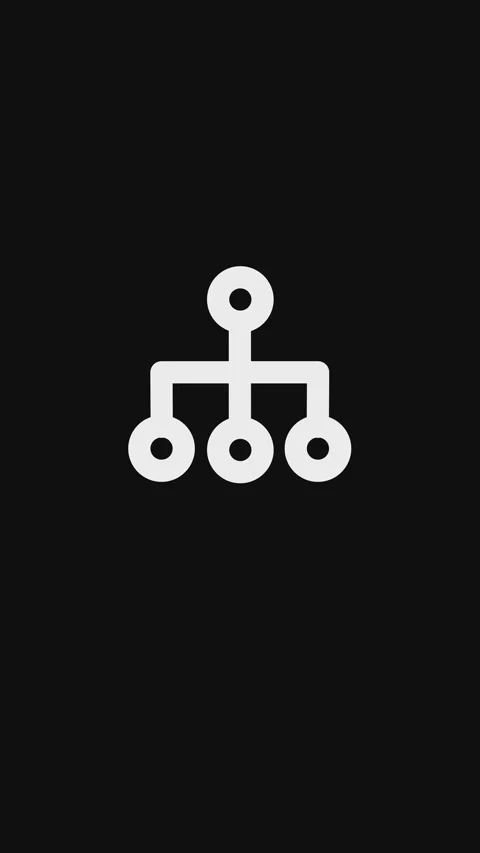 Graph structure organization command icon oultine simple animation. Stock Footage 297157697