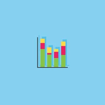 Graph symbol. Stock Illustration