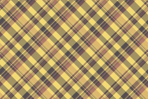 Graph texture check vector, fall fabric seamless plaid. Warmth background t.. Stock Illustration