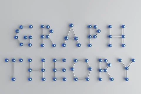 GRAPH THEORY concept Stock Illustration