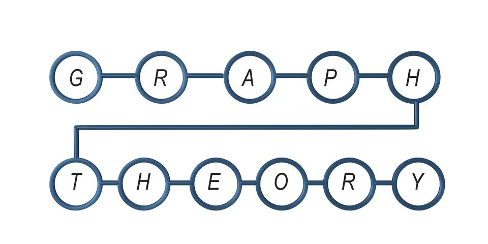 GRAPH THEORY concept Stock Illustration