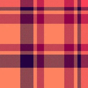 Graph vector background fabric, ornate seamless tartan check. Official patt.. Illustrazione stock